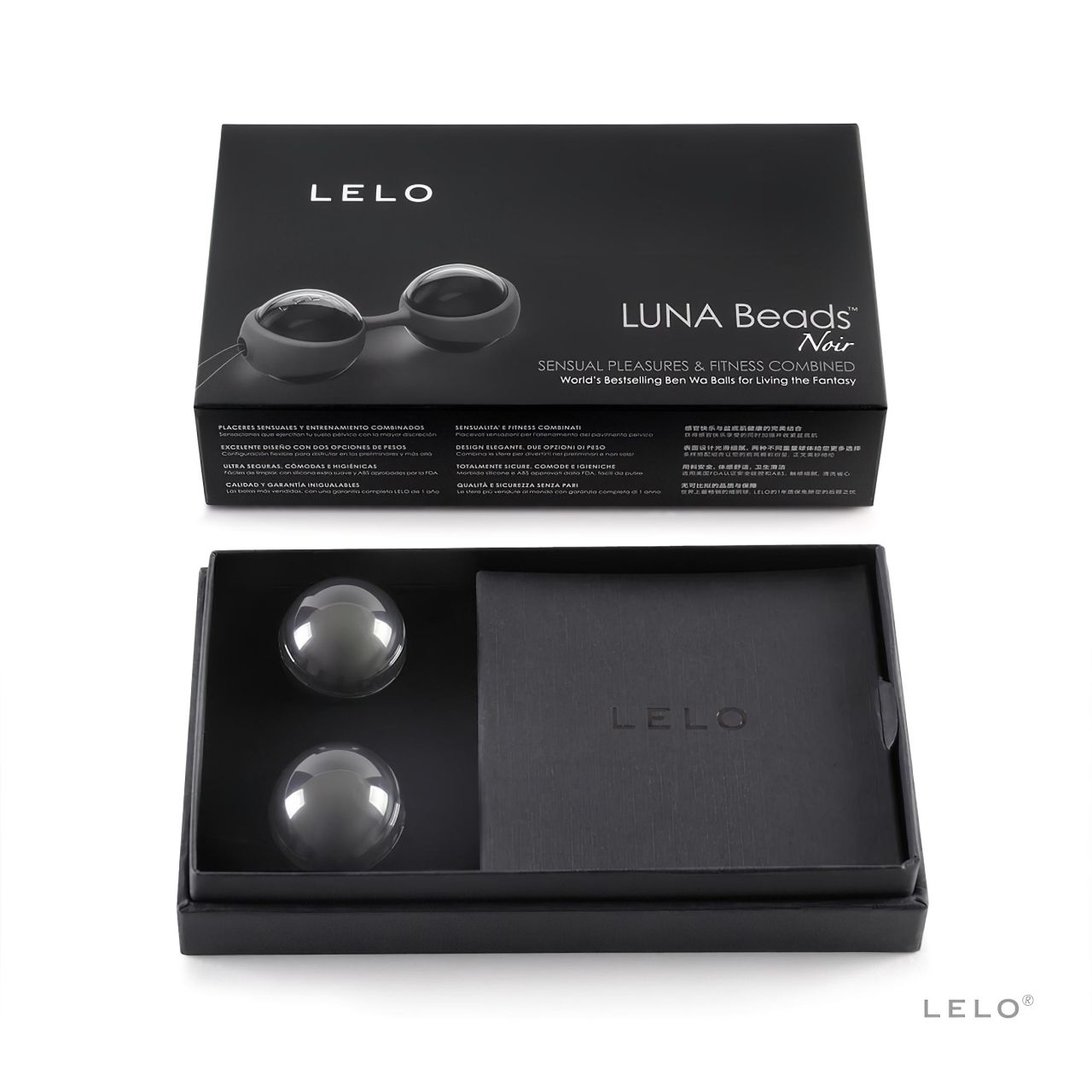 LELO Luna Noir- variálható gésagolyó