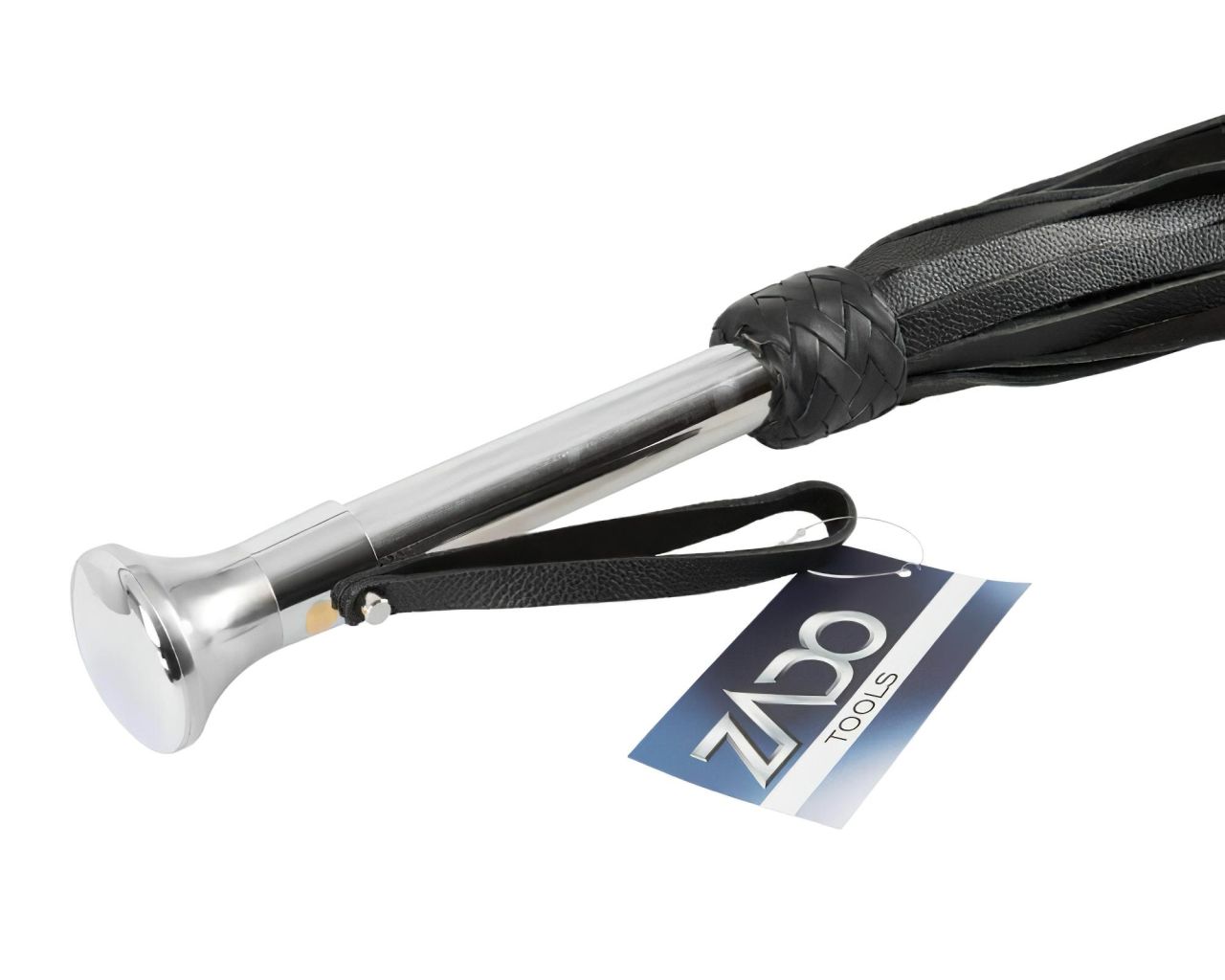 ZADO - hosszú, extra erős bőr korbács (fekete) ZADO - hosszú, extra erős bőr korbács (fekete)