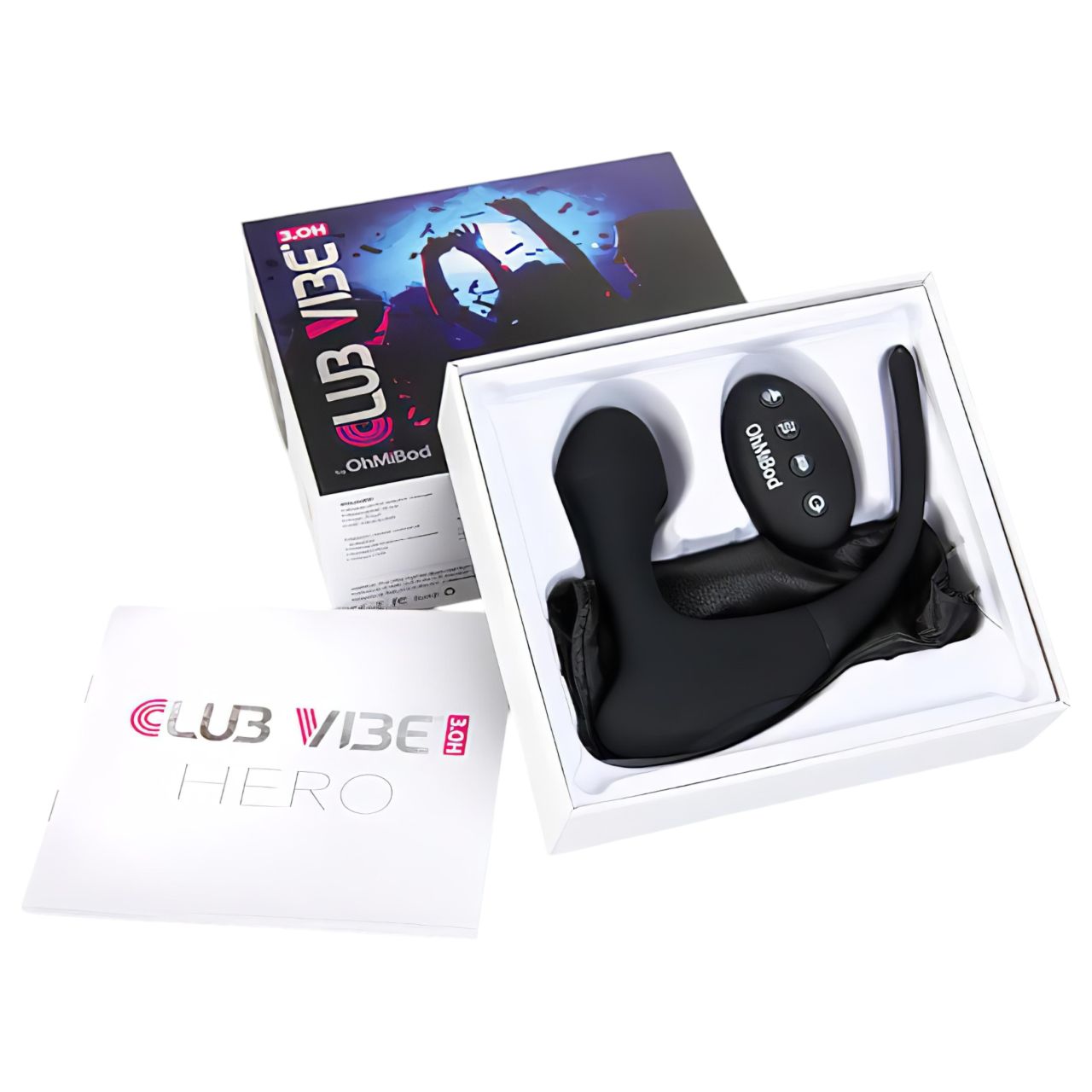 OHMIBOD Club Vibe 3 Hero - prosztatavibrátor (zenei vezérléssel)