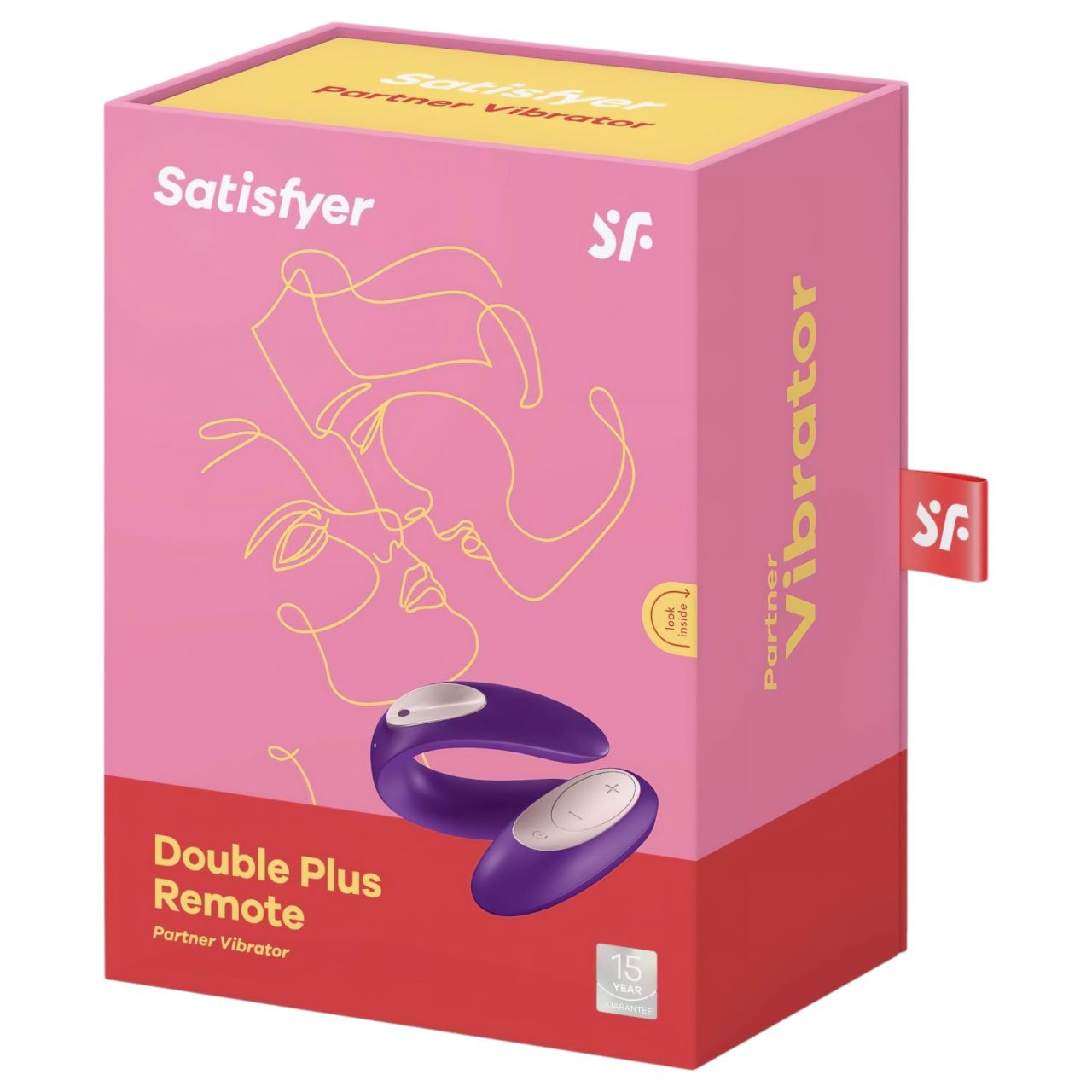 Satisfyer Double Plus Remote - rádiós, akkus párvibrátor (lila) Satisfyer Double Plus Remote - rádiós, akkus párvibrátor (lila)