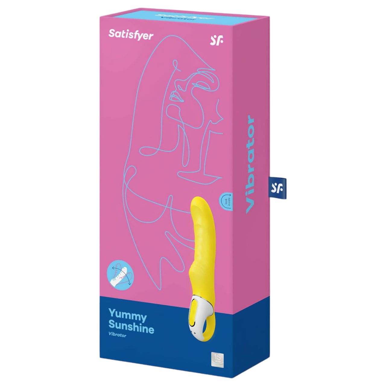 Satisfyer Yummy Sunshine - vízálló, akkus G-pont vibrátor (sárga)