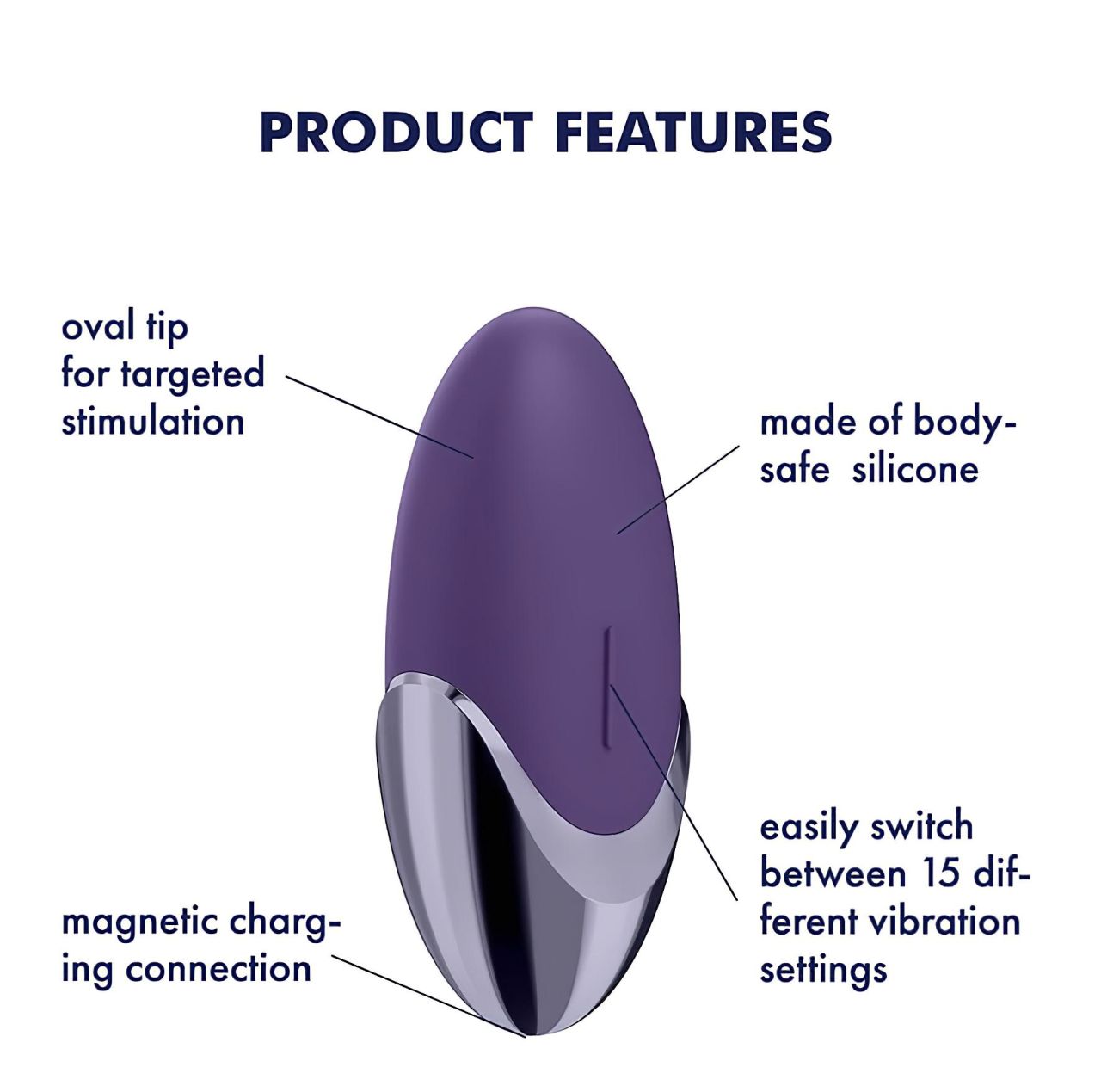 Satisfyer Purple Pleasure - akkus csikló vibrátor (lila) Satisfyer Purple Pleasure - akkus csikló vibrátor (lila)