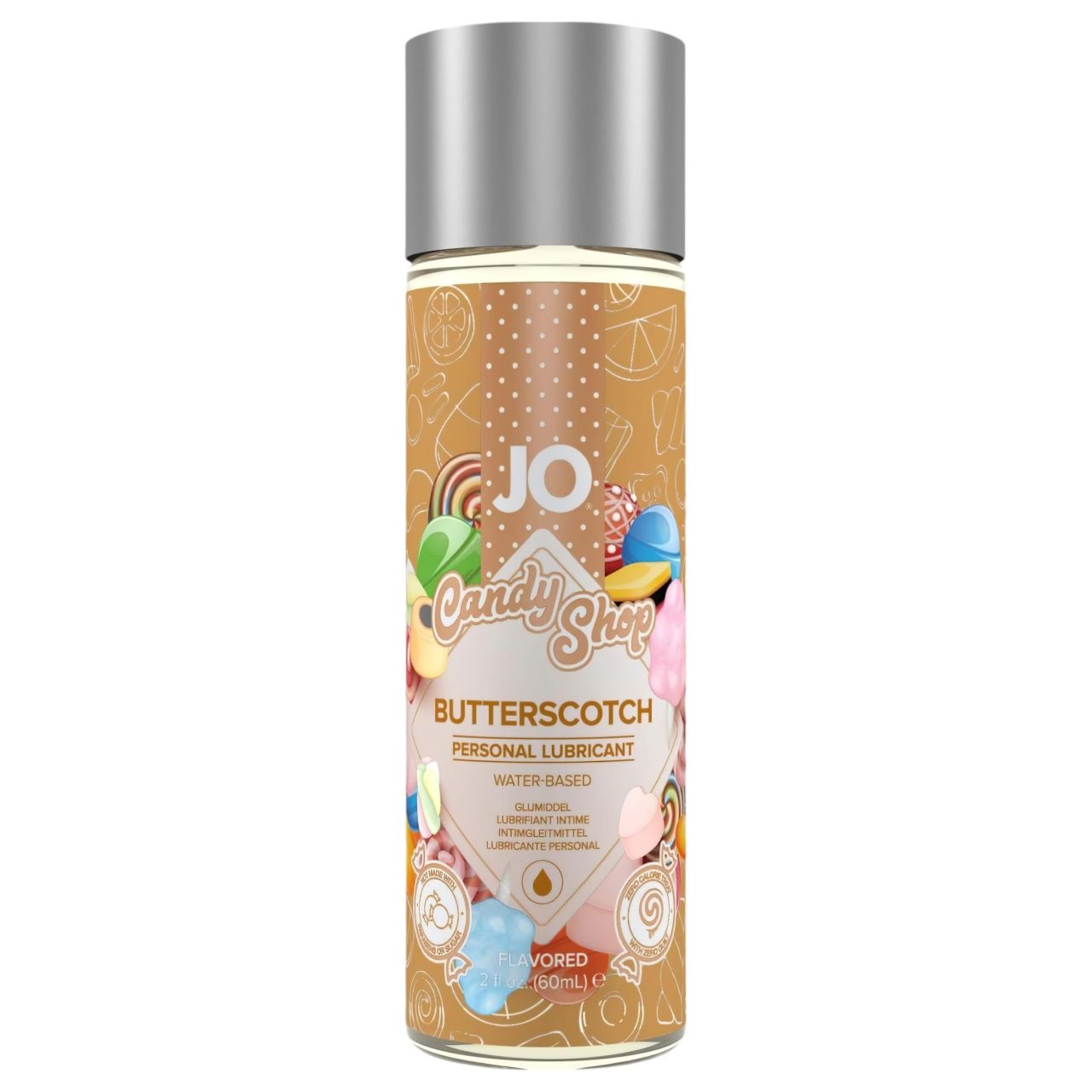 JO Candy Shop Butterscotch - vízbázisú síkosító - tejkaramella (60ml)