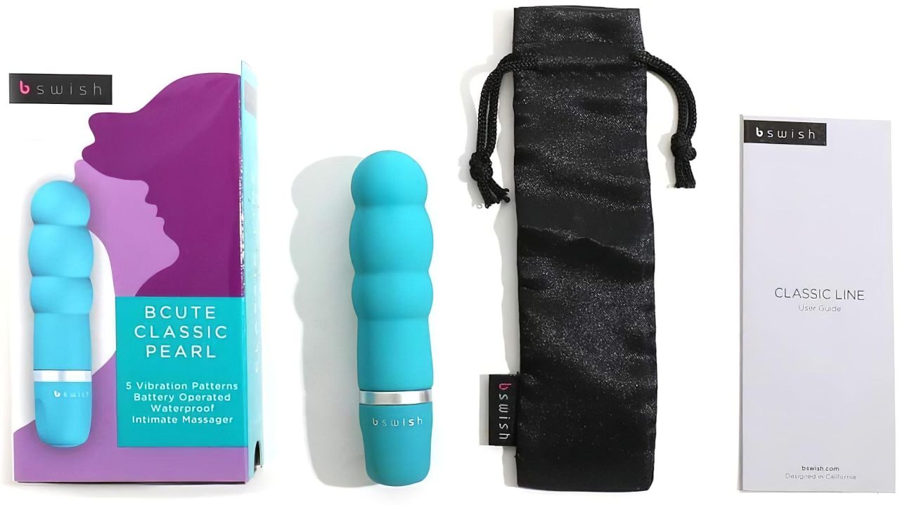 B SWISH Bcute Pearl - vízálló gyöngyös vibrátor (türkiz) B SWISH Bcute Pearl - vízálló gyöngyös vibrátor (türkiz)