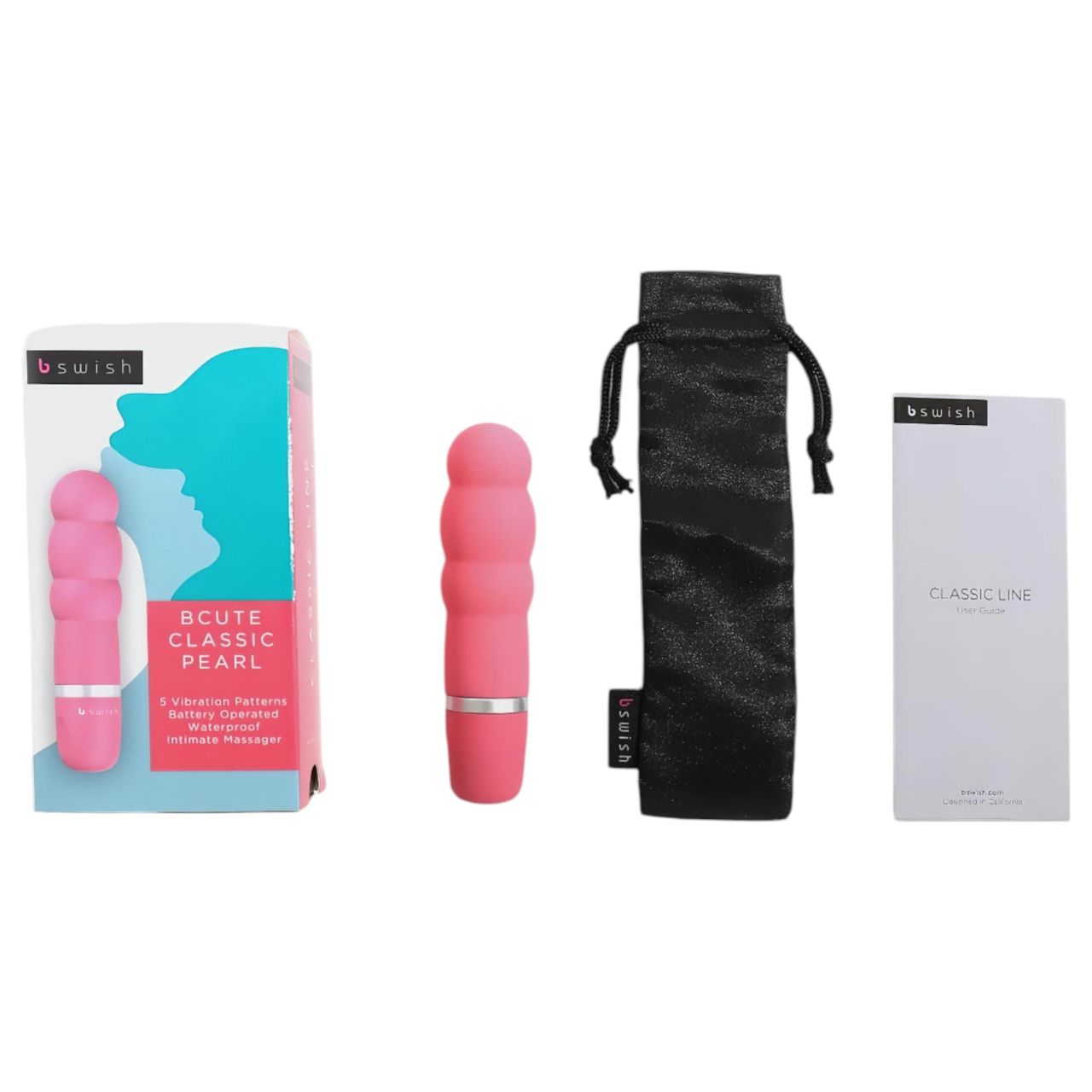 / B SWISH Bcute Pearl - vízálló gyöngyös vibrátor (pink) / B SWISH Bcute Pearl - vízálló gyöngyös vibrátor (pink)