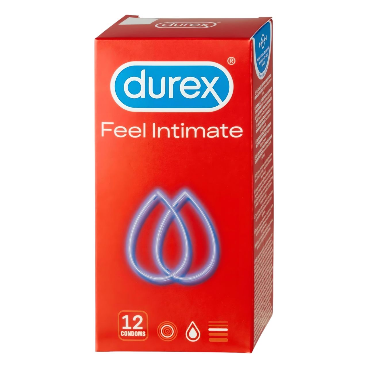 Durex Feel Intimate - vékonyfalú óvszer csomag (3 x 12db)