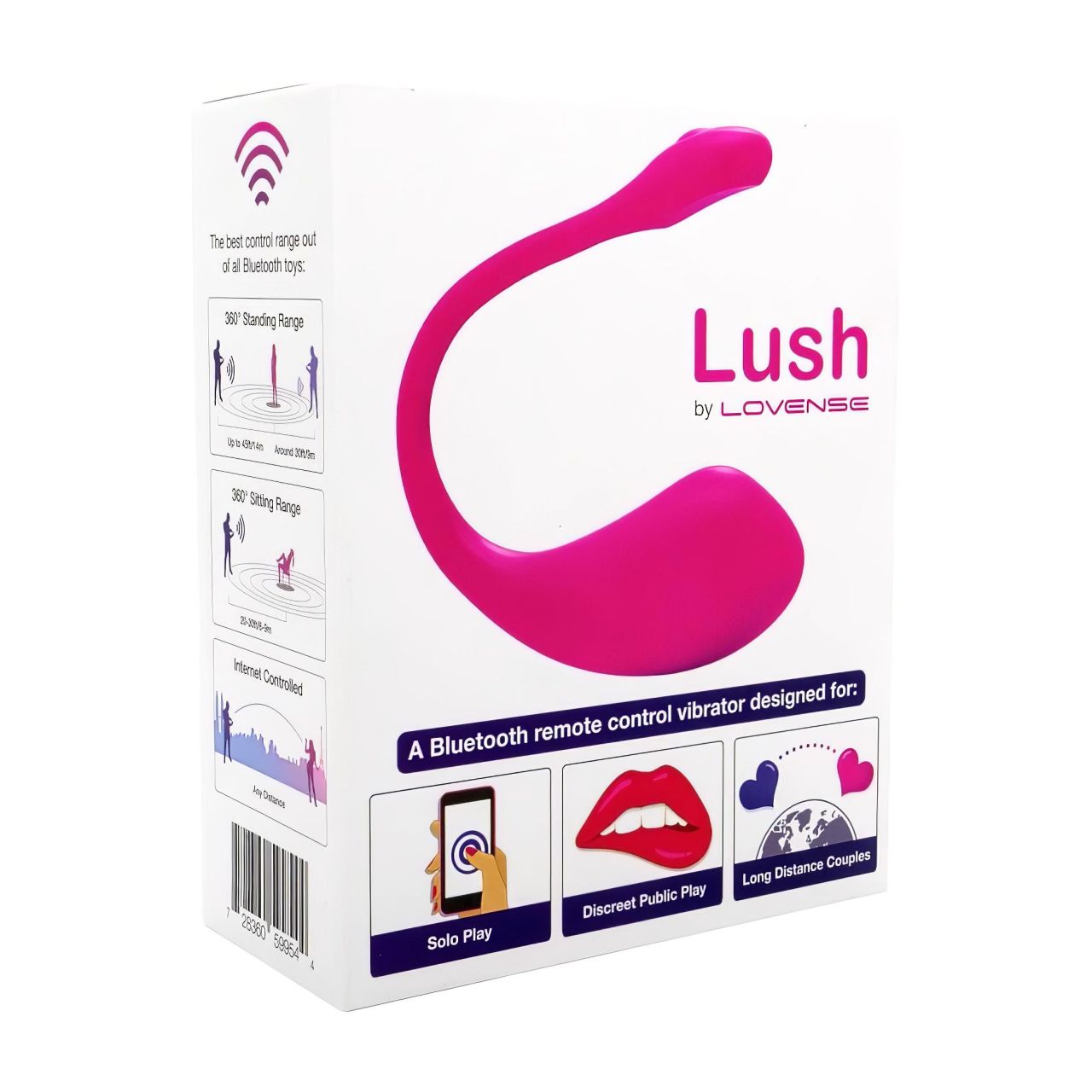 LOVENSE Lush 2 - okos vibrotojás (pink) LOVENSE Lush 2 - okos vibrotojás (pink)