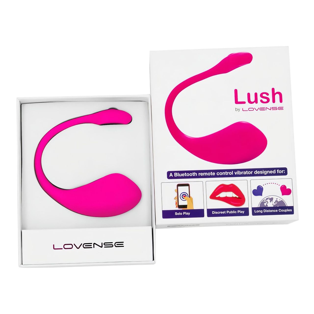 LOVENSE Lush 2 - okos vibrotojás (pink) LOVENSE Lush 2 - okos vibrotojás (pink)