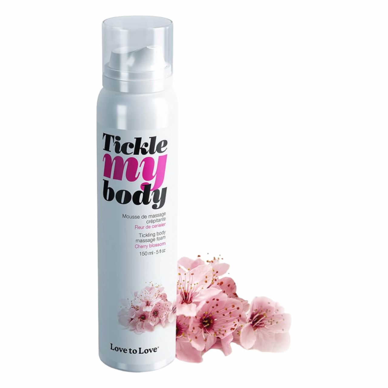 / Tickle my body - masszázs hab - cseresznyevirág (150ml)