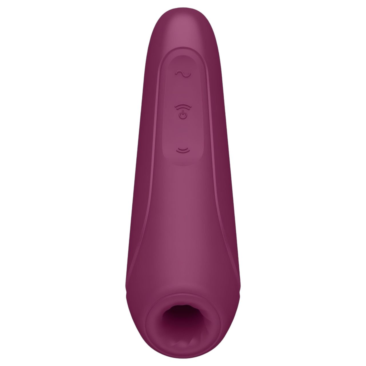 Satisfyer Curvy 1+ - okos léghullámos csiklóizgató (vörös)