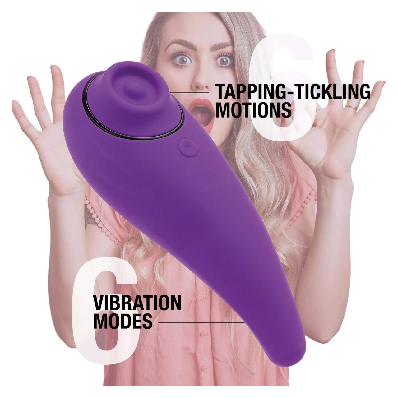 FEELZTOYS Femmegasm - akkus 2in1 csikló vibrátor (lila) FEELZTOYS Femmegasm - akkus 2in1 csikló vibrátor (lila)