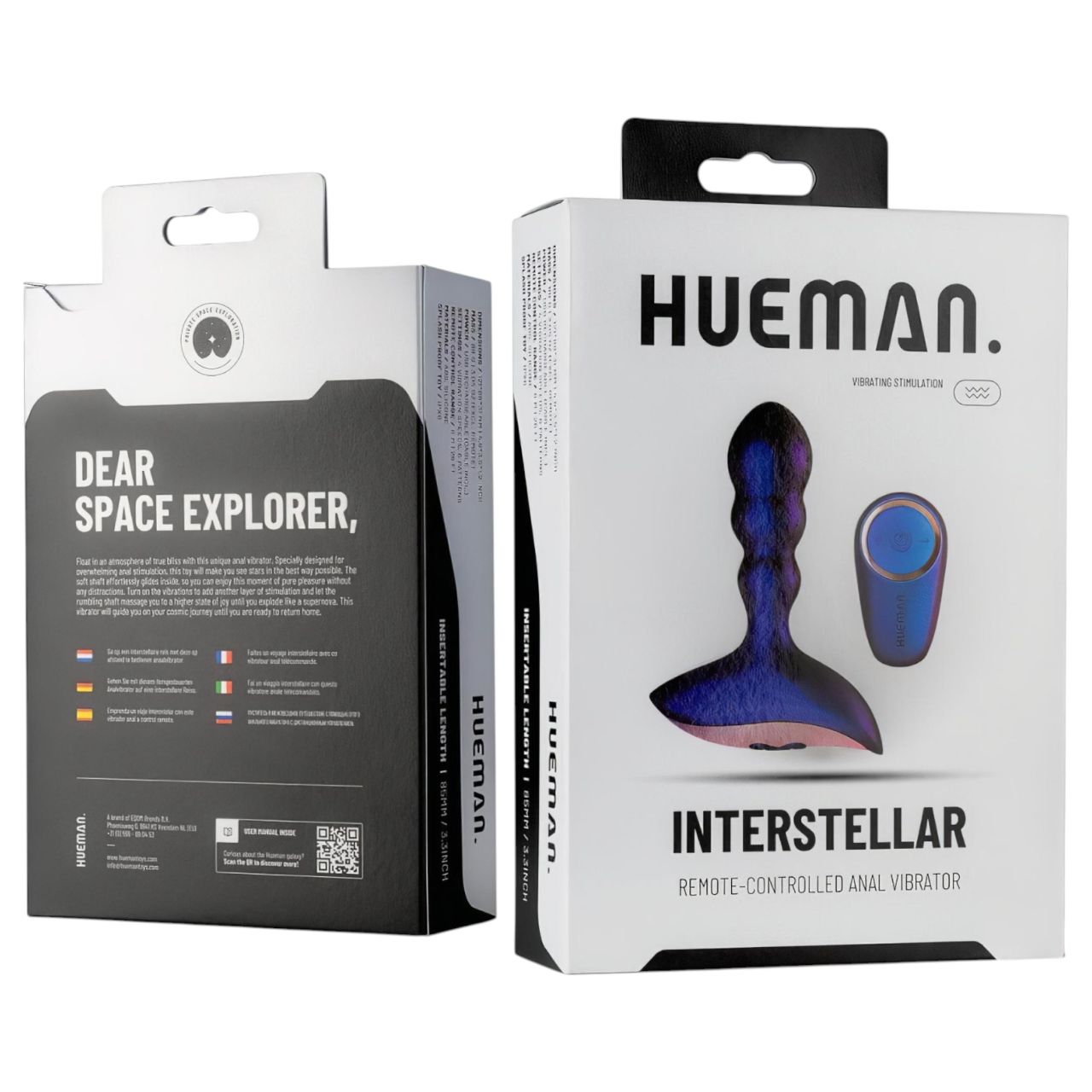 / Hueman Interstellar - hullámos anál vibrátor (lila)