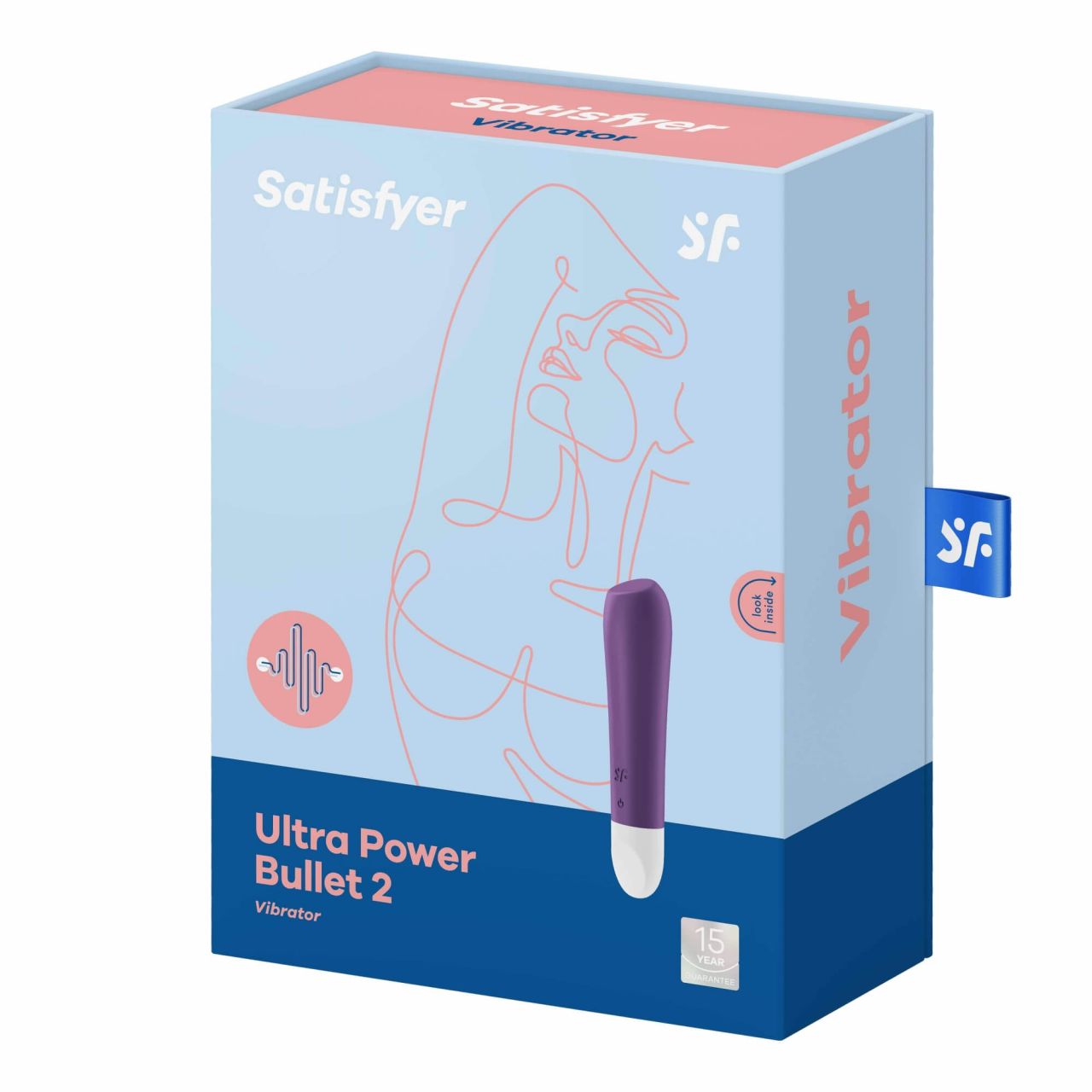 Satisfyer Ultra Power Bullet 2 - akkus, vízálló vibrátor (lila)