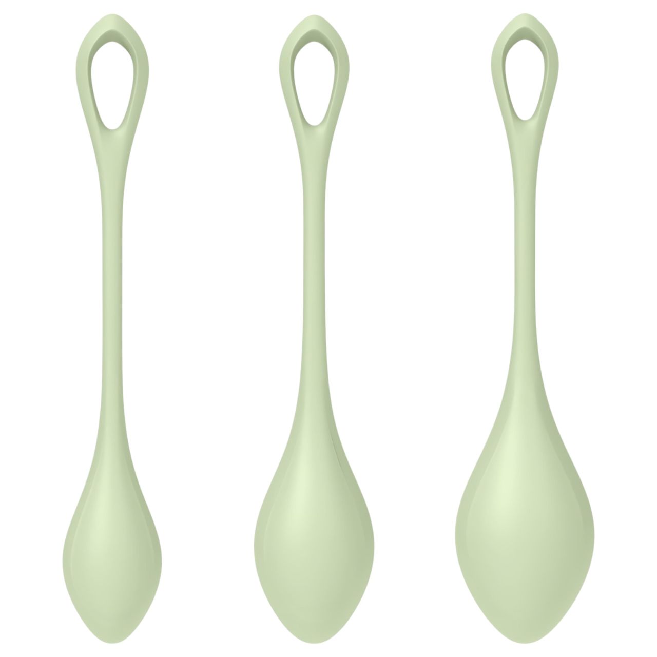 Satisfyer Yoni Power 2 - gésagolyó szett - zöld (3 részes) Satisfyer Yoni Power 2 - gésagolyó szett - zöld (3 részes)