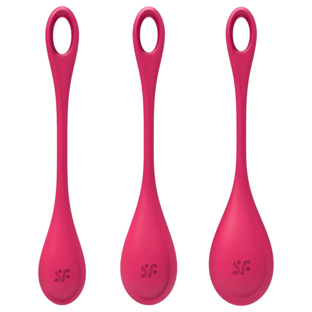 Satisfyer Yoni Power 1 - gésagolyó szett - piros (3 részes) Satisfyer Yoni Power 1 - gésagolyó szett - piros (3 részes)