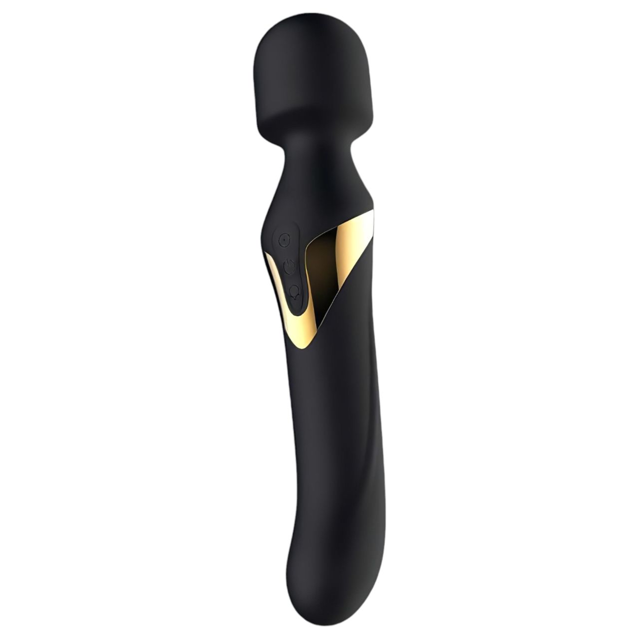 Dorcel Dual Orgasms Gold - akkus, 2in1 masszírozó vibrátor (fekete)