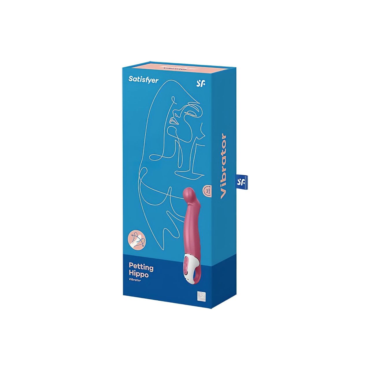 Satisfyer Petting Hippo - akkus, vízálló vibrátor (pink) Satisfyer Petting Hippo - akkus, vízálló vibrátor (pink)