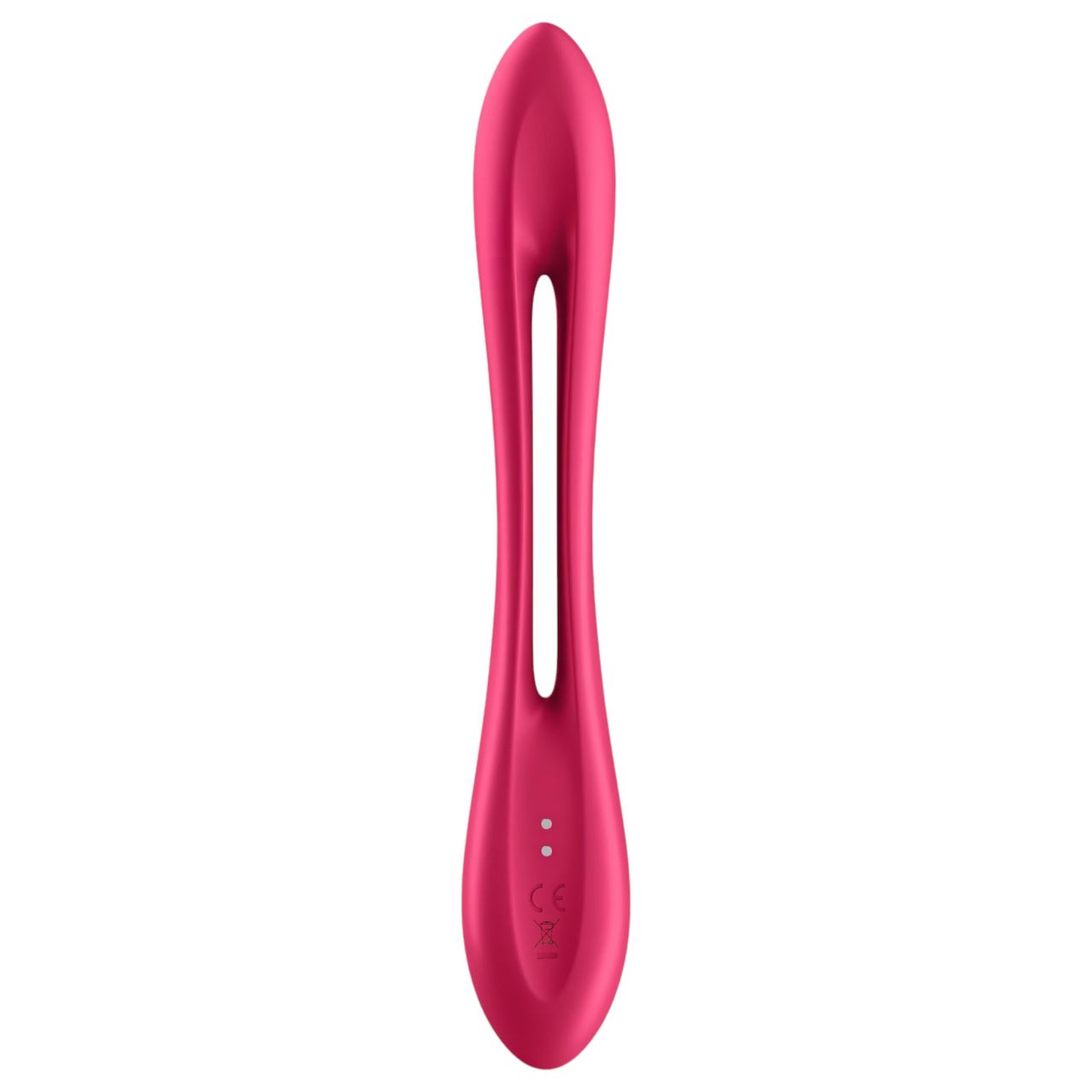 Satisfyer Elastic Joy - akkus, flexibilis párvibrátor (piros)