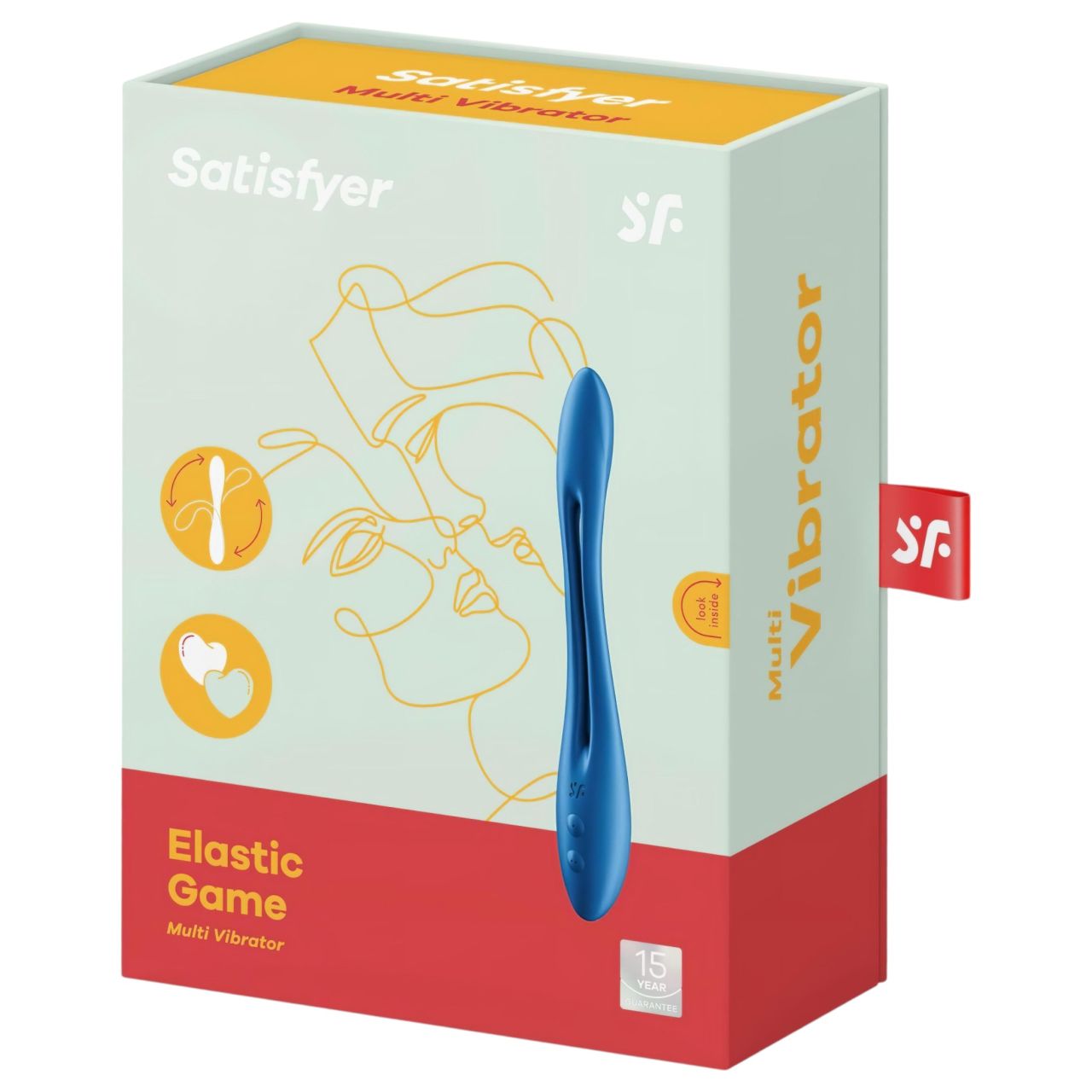 Satisfyer Elastic Game - akkus, flexibilis párvibrátor (kék) Satisfyer Elastic Game - akkus, flexibilis párvibrátor (kék)