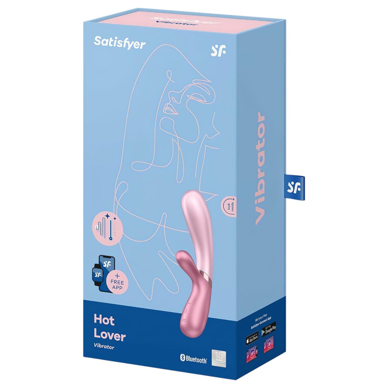 Satisfyer Hot Lover - okos vibrátor (pink)