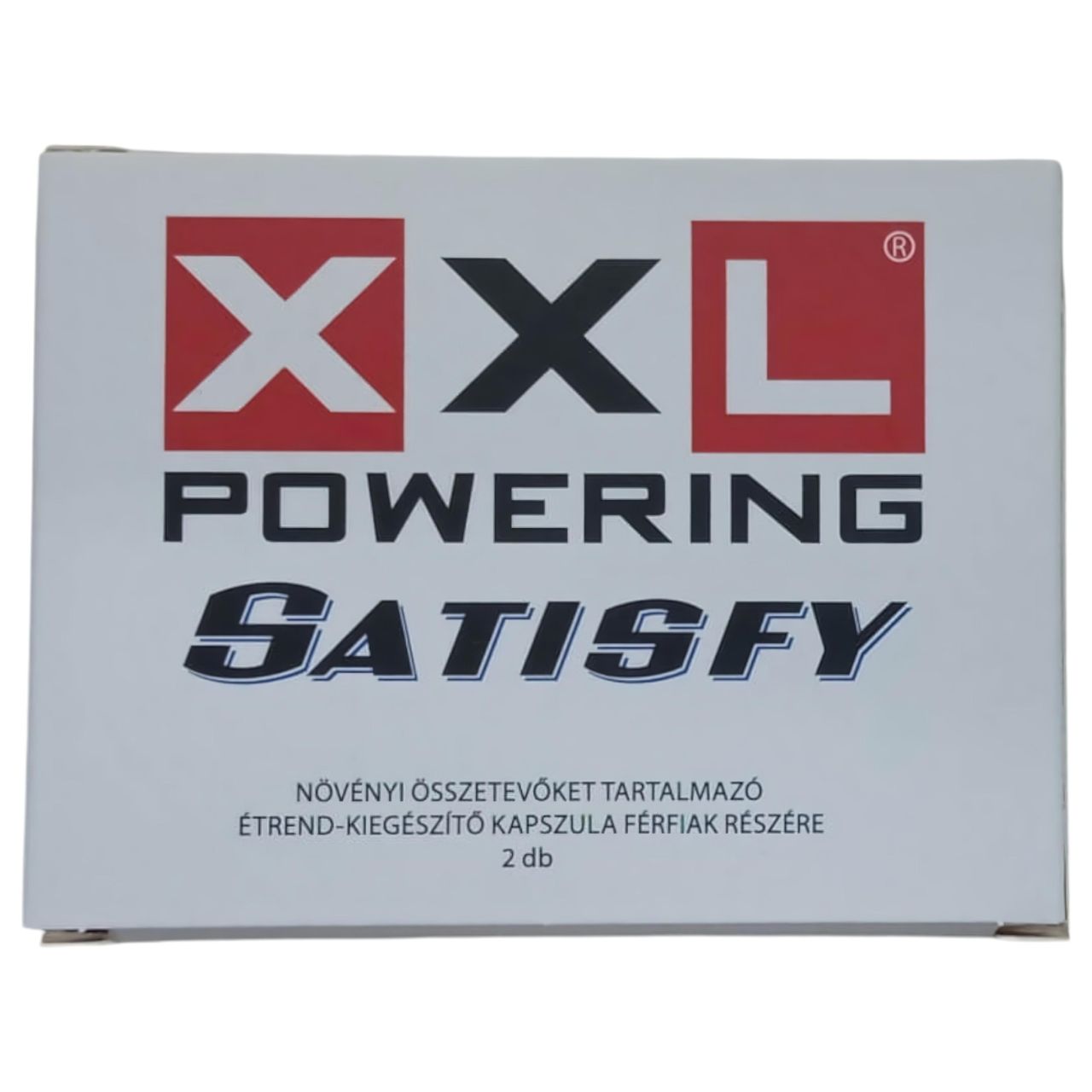 XXL powering Satisfy - erős, étrend-kiegészítő férfiaknak (2db)