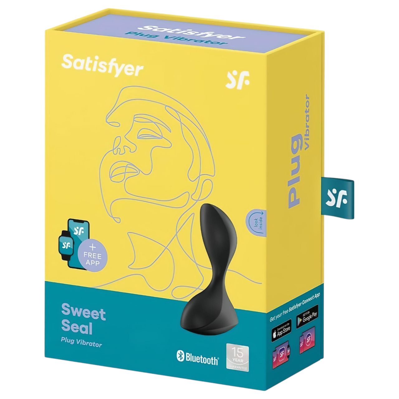 Satisfyer Sweet Seal - okos anál vibrátor (fekete) Satisfyer Sweet Seal - okos anál vibrátor (fekete)