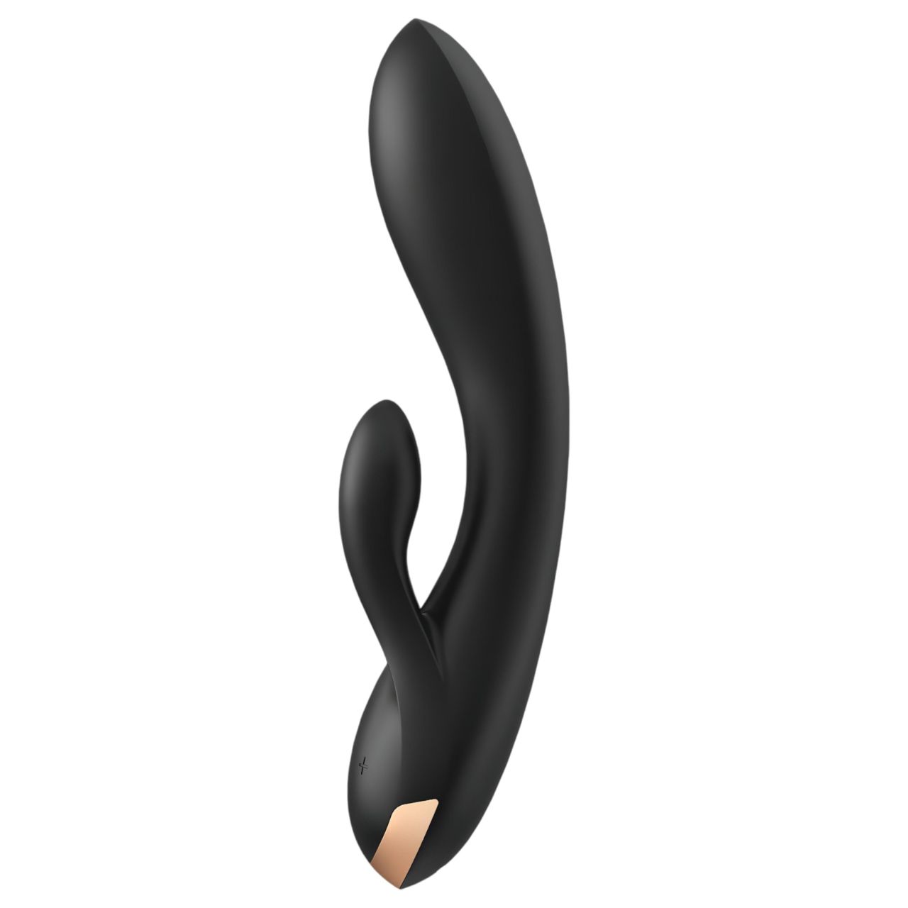 Satisfyer Double Flex - okos csiklókaros vibrátor (fekete) Satisfyer Double Flex - okos csiklókaros vibrátor (fekete)