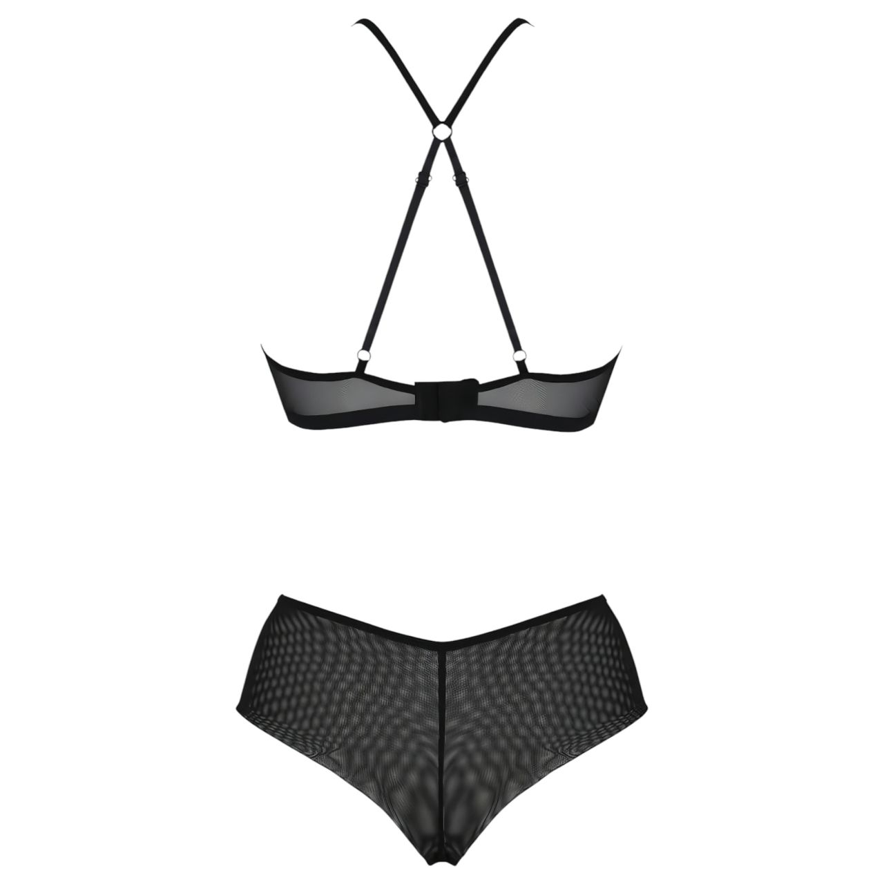 / Passion Eco Kerria - csipke bikini szett (fekete)