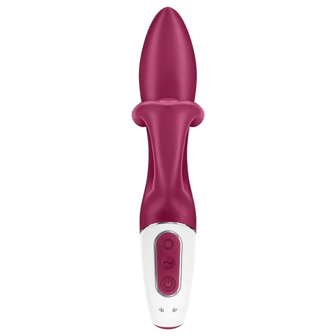 Satisfyer Embrace Me - akkus, csiklókaros vibrátor (piros)