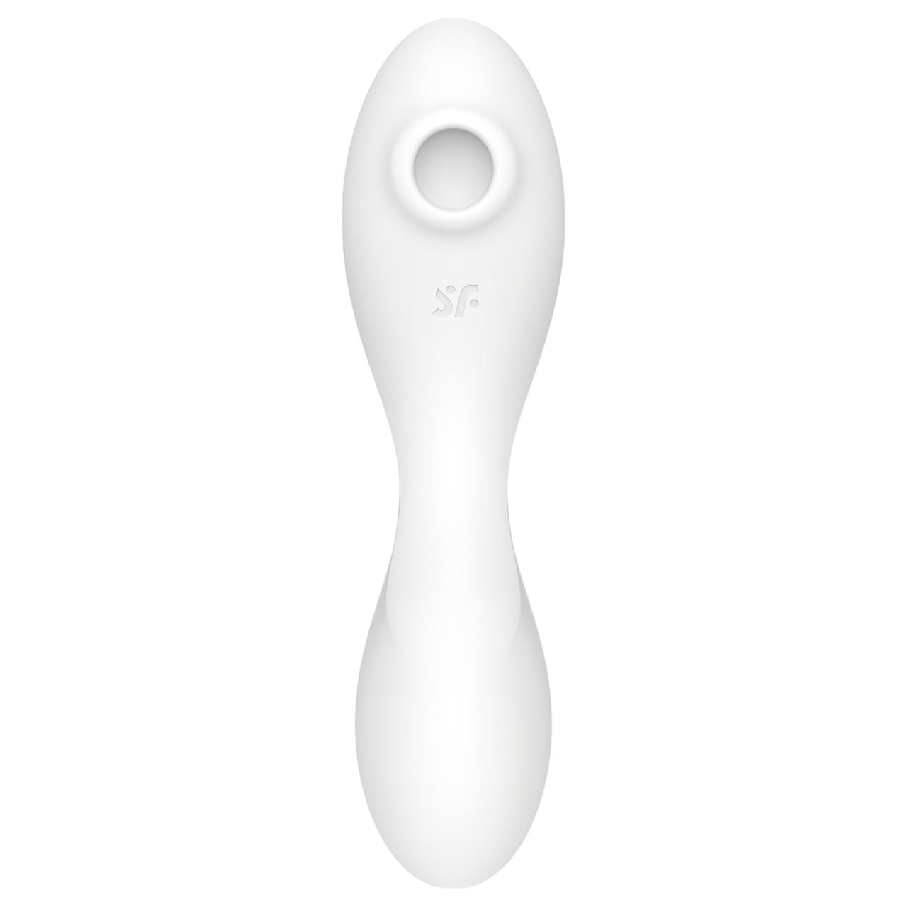 Satisfyer Curvy Trinity 5+ - okos léghullámos 2in1 vibrátor (fehér)