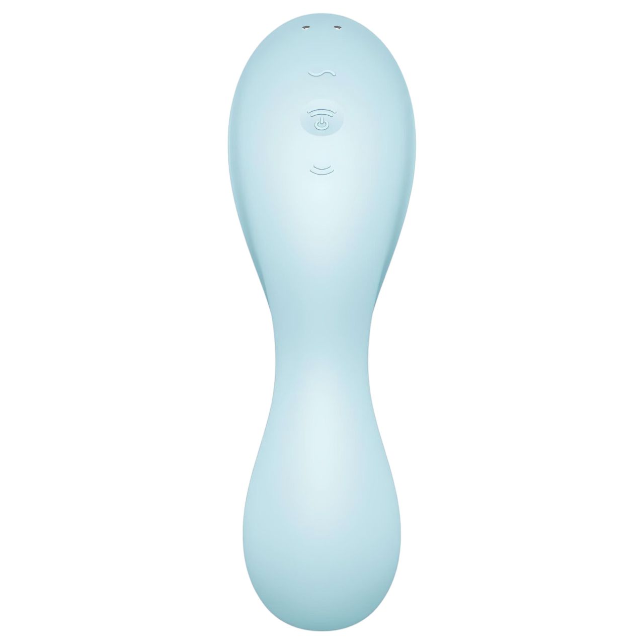 Satisfyer Curvy Trinity 5+ - okos léghullámos 2in1 vibrátor (kék)