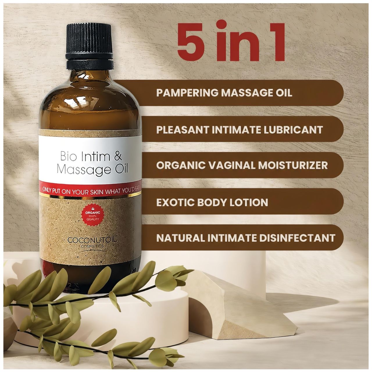 Coconutoil - bio Intim & Masszázsolaj (80 ml) Coconutoil - bio Intim & Masszázsolaj (80 ml)