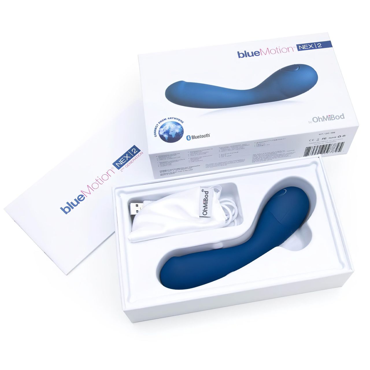 OHMIBOD Bluemotion Nex 2 - okos, akkus G-pont vibrátor (kék)