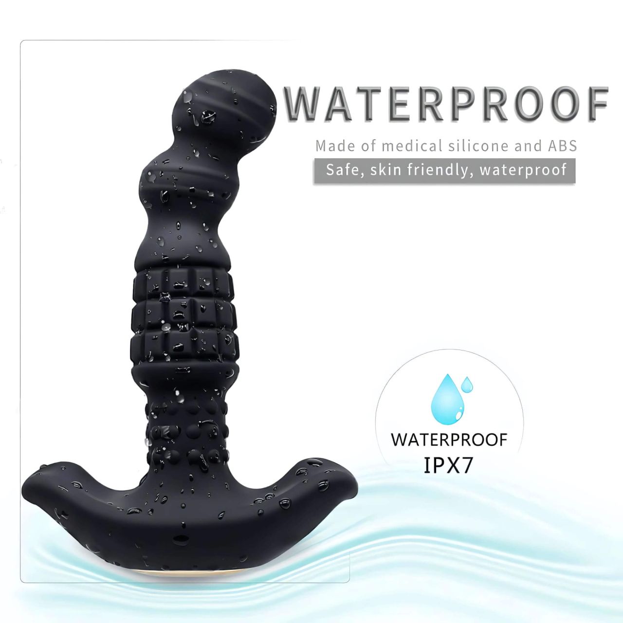 Aixiasia Abake - forgó anál vibrátor (fekete) Aixiasia Abake - forgó anál vibrátor (fekete)