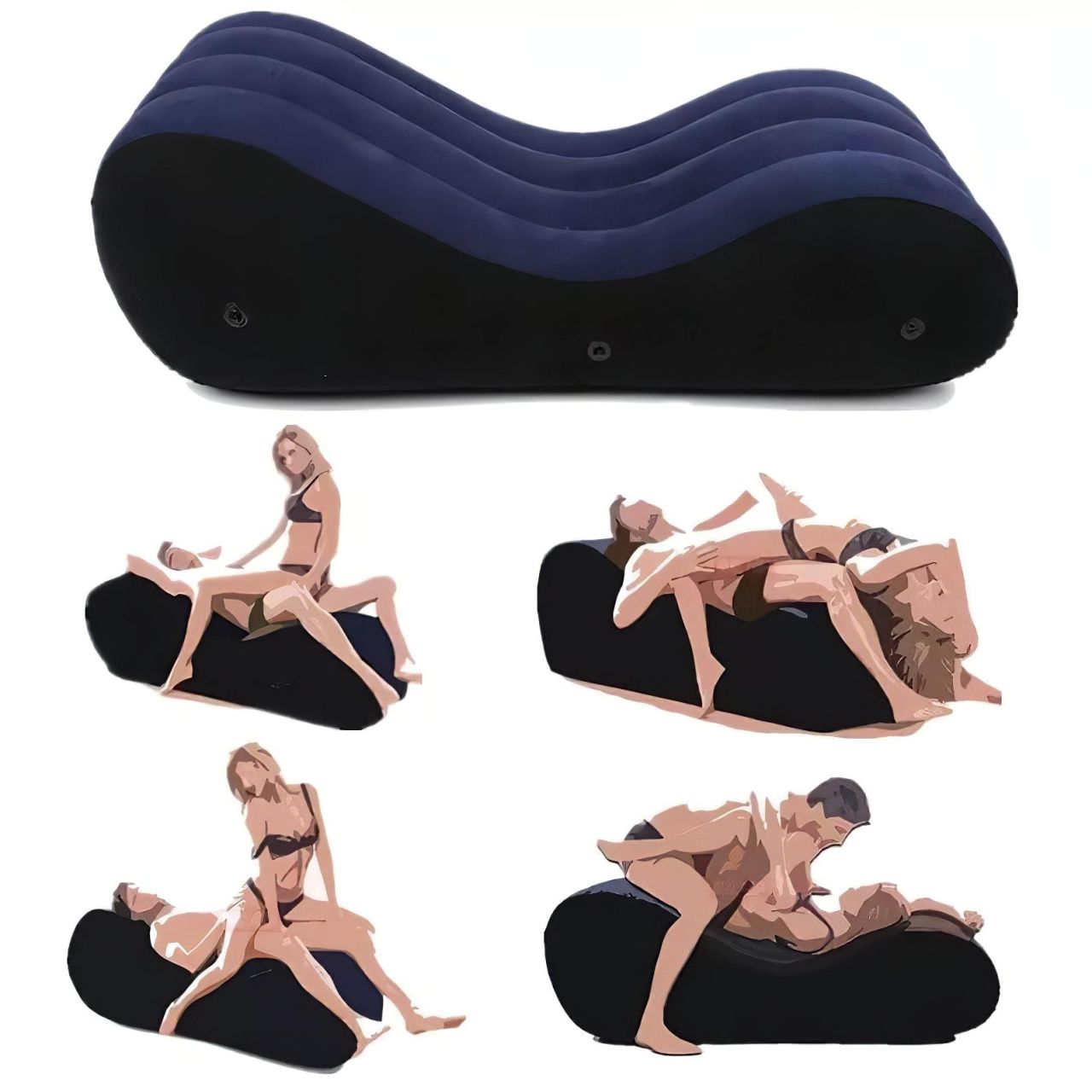 Desirel Magic Pillow - felfújható szex szófa - nagy (kék) Desirel Magic Pillow - felfújható szex szófa - nagy (kék)