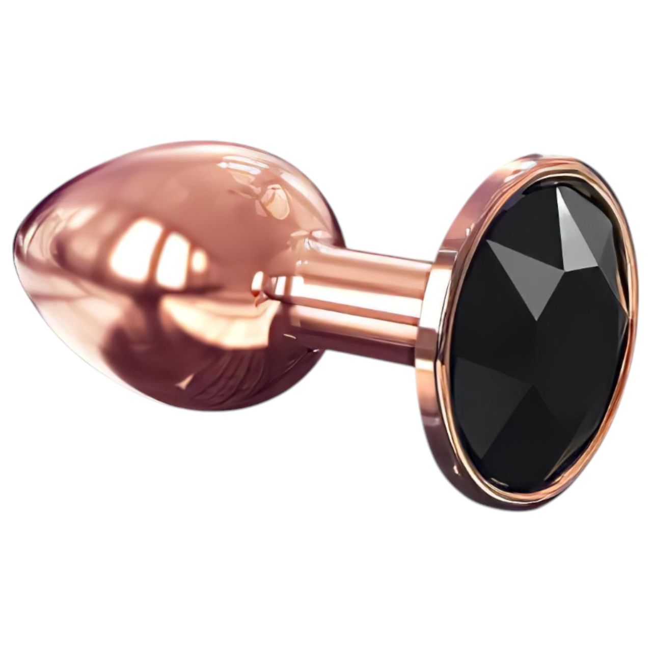 Dorcel Diamond Plug S - alumínium anál dildó - kicsi (rózsaarany)