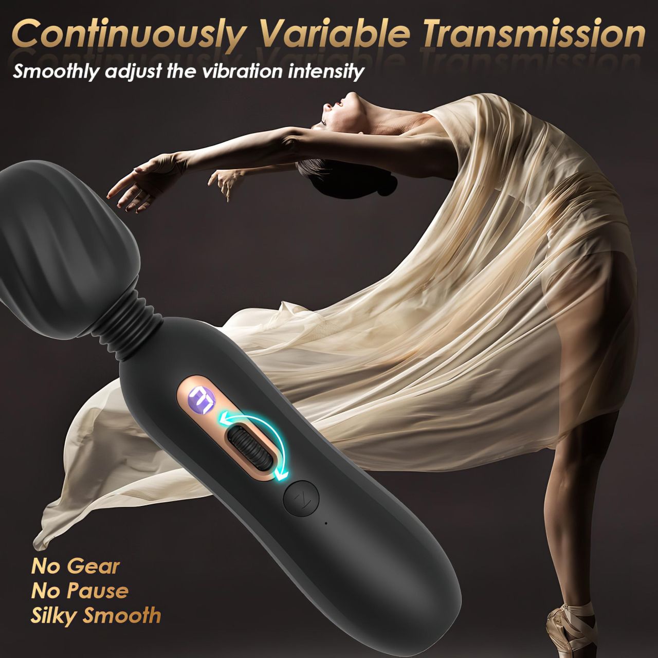 / Vibeconnect Myron Wand - melegítő masszírozó vibrátor