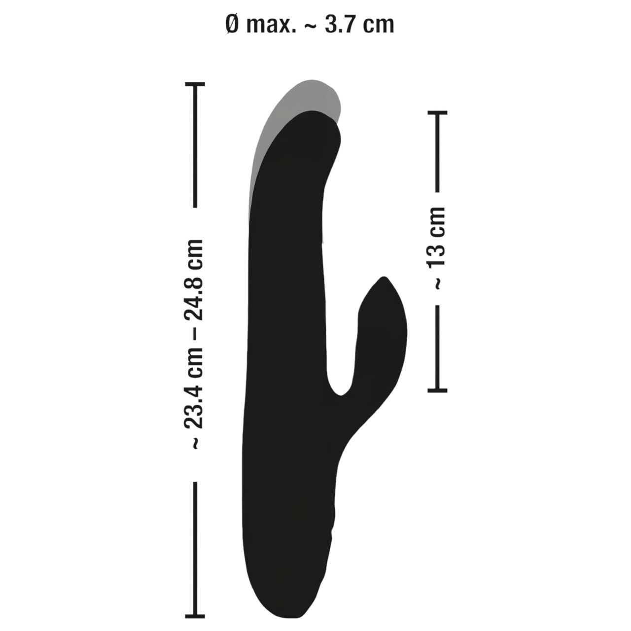 SMILE Thrusting - csiklókaros, forgó-lökő vibrátor (lila)