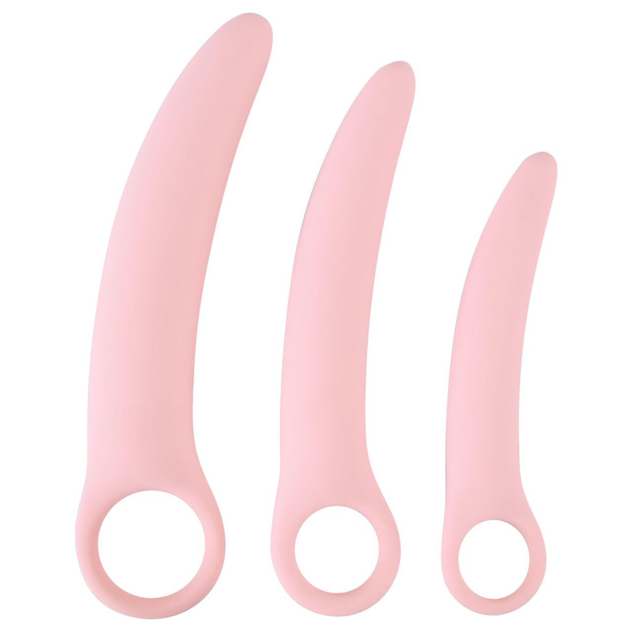 SMILE - Vaginal Trainers - dildó szett - rózsaszín (3 részes)