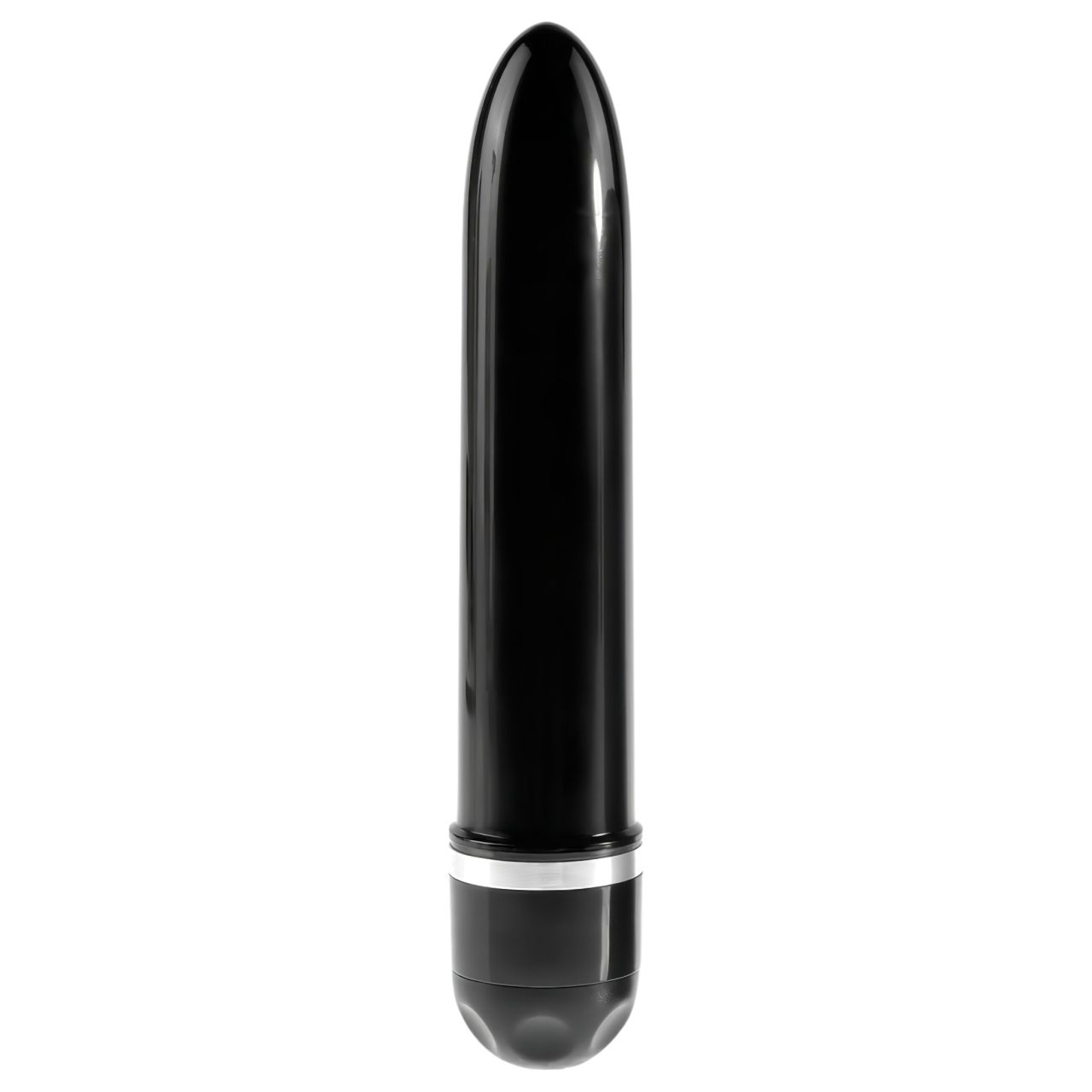 King Cock 7 Stiffy - vízálló, élethű vibrátor (18cm) - natúr