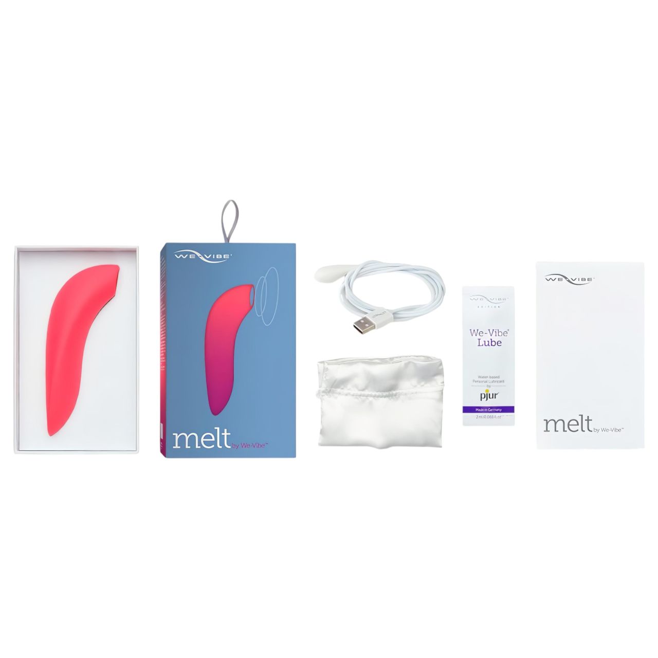 We-Vibe Melt - akkus, okos léghullámos csiklóizgató (korall)