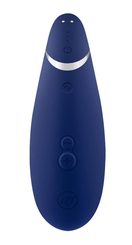 Womanizer Premium 2 - akkus, léghullámos csiklóizgató (kék)