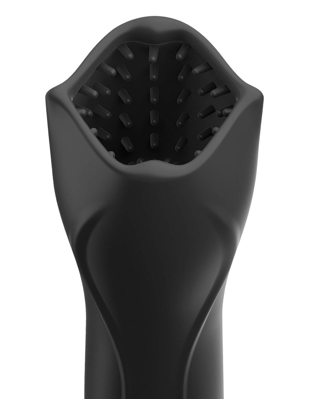 PDX Roto-Teazer - vízálló, forgó, rezgő maszturbátor (fekete)