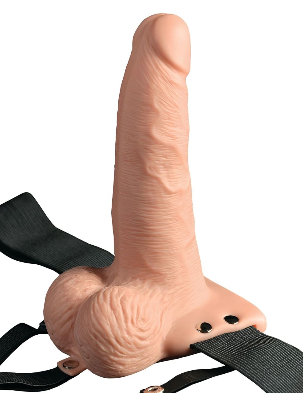 Pipedream - Fetish Strap-On 6 - felcsatolható, üreges vibrátor (testszínű) Pipedream - Fetish Strap-On 6 - felcsatolható, üreges vibrátor (testszínű)