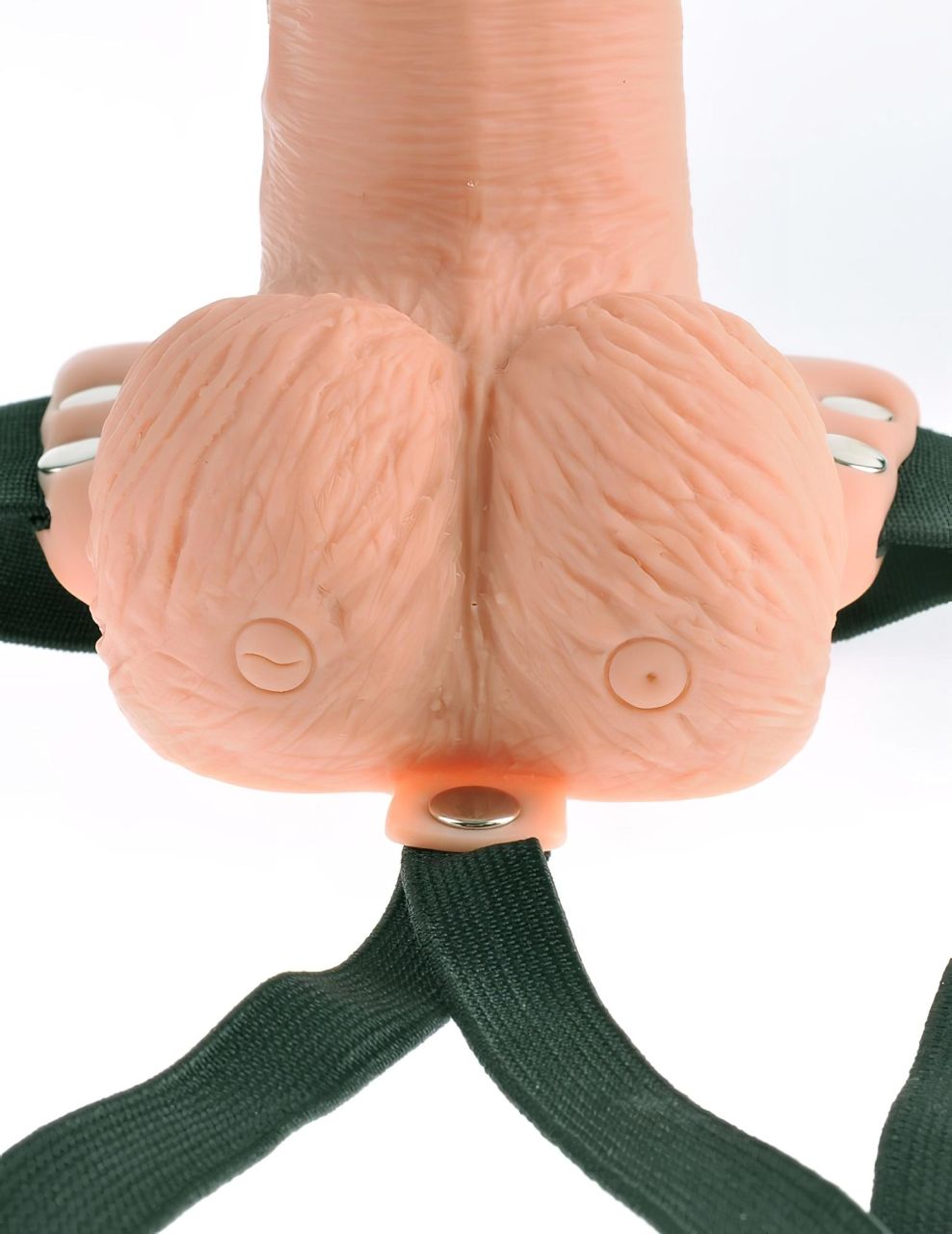 Pipedream - Fetish Strap-On 6 - felcsatolható, üreges vibrátor (testszínű) Pipedream - Fetish Strap-On 6 - felcsatolható, üreges vibrátor (testszínű)
