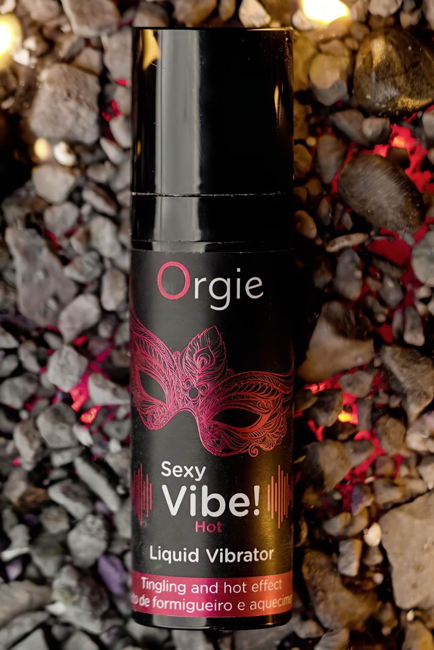 Orgie Sexy Vibe HOT - epres, melegítő folyékony vibrátor (15ml)