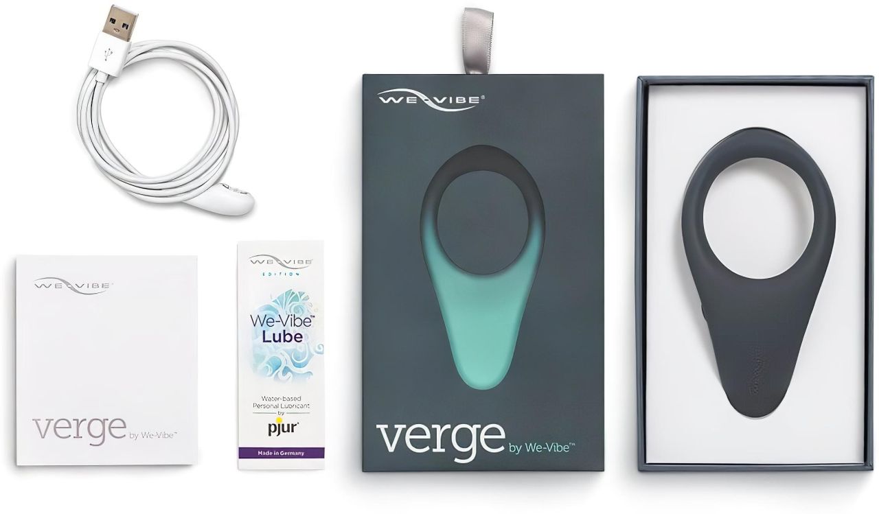 We-Vibe Verge - akkus, vibrációs péniszgyűrű (szürke)