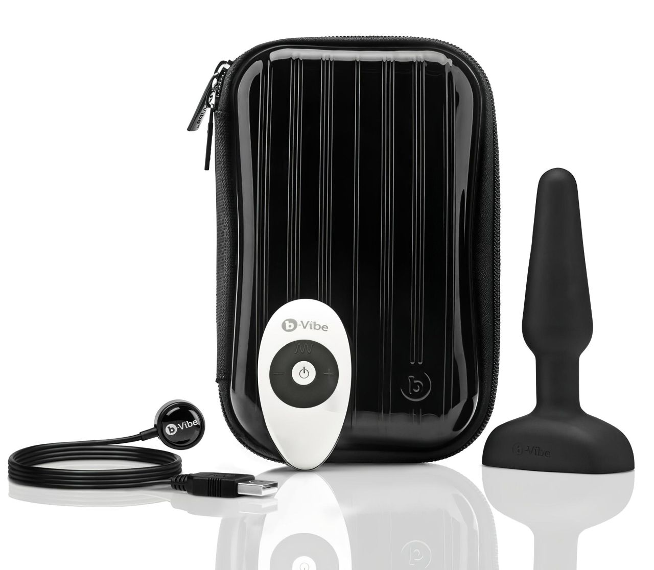 / b-Vibe trio - 3 motoros anál vibrátor (fekete)