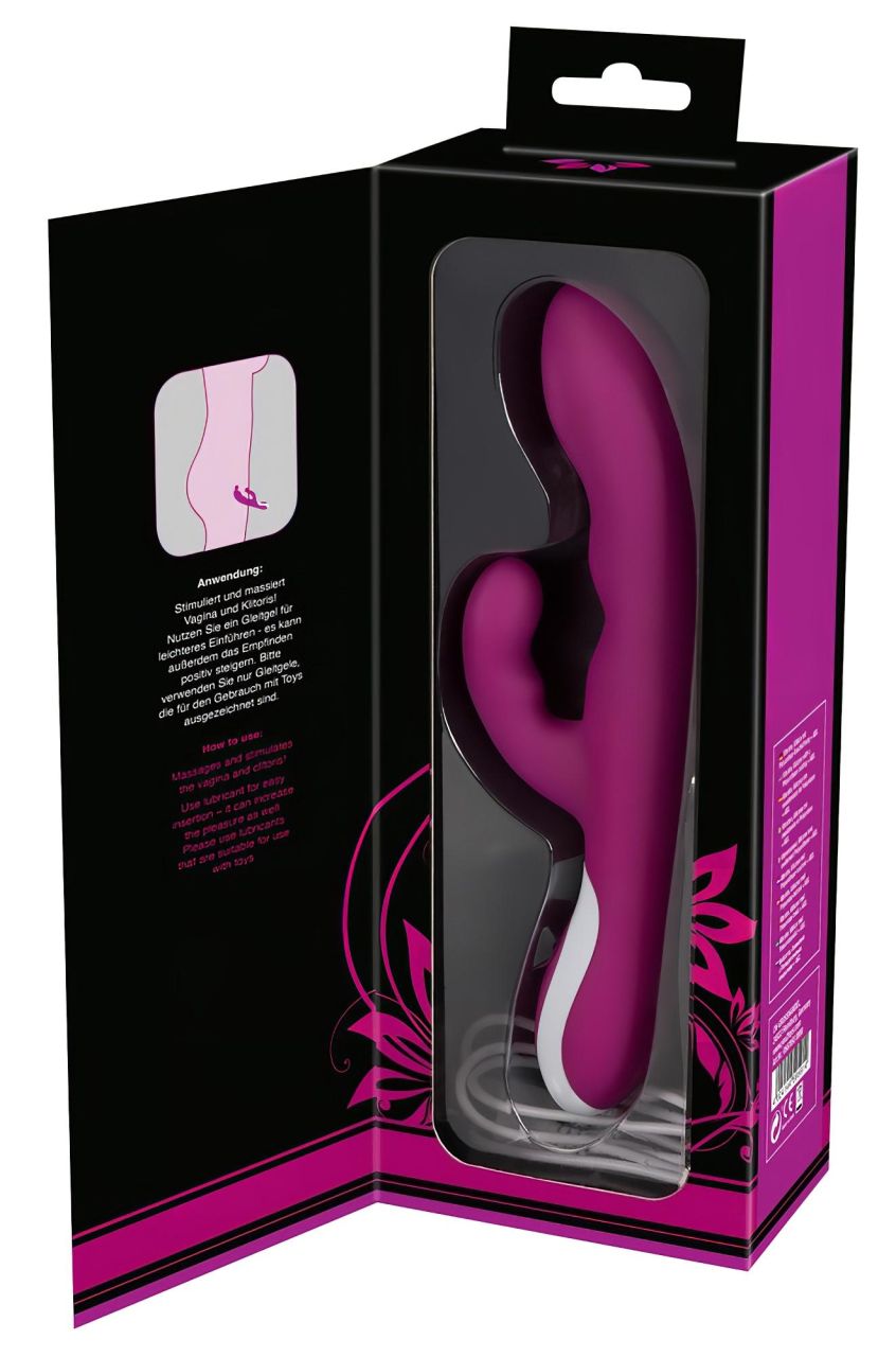 Javida - melegítő csiklóizgató vibrátor (pink)