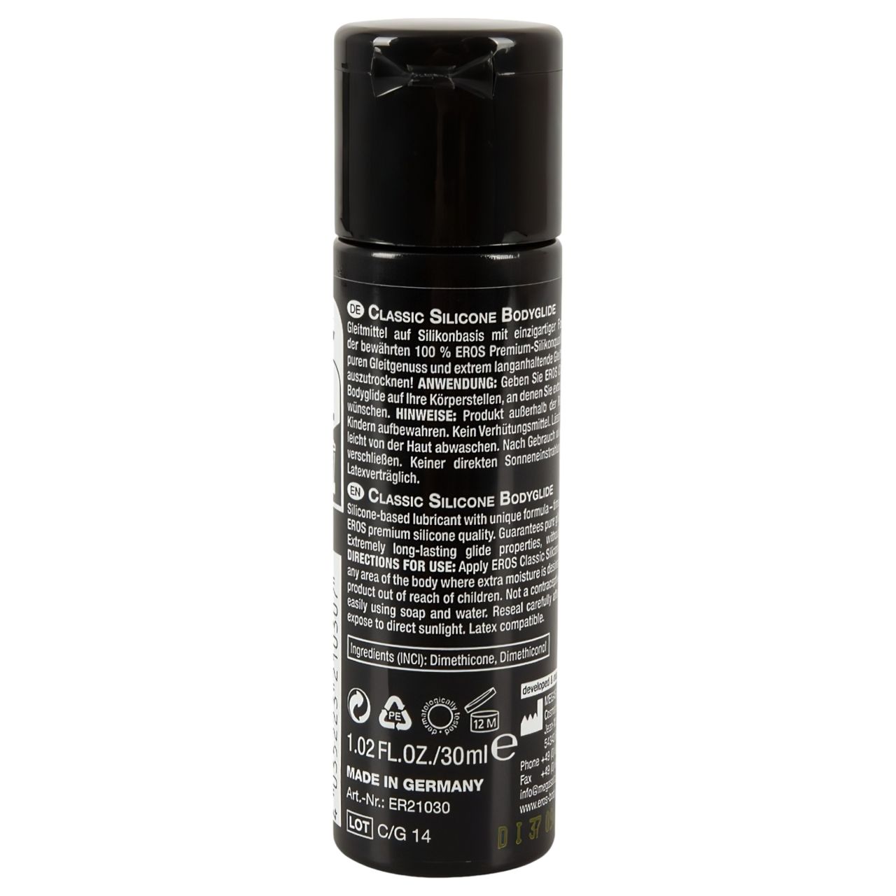 EROS 2in1 - szilikonos síkosító (30ml)